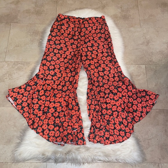 Ett:twa by Anthropologie Floral Wide Pants - Picture 3 of 10